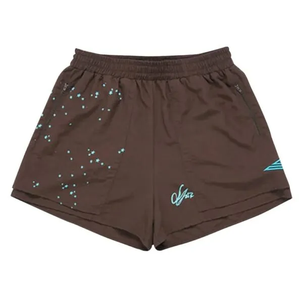 Sp5der Double Layer Brown Short