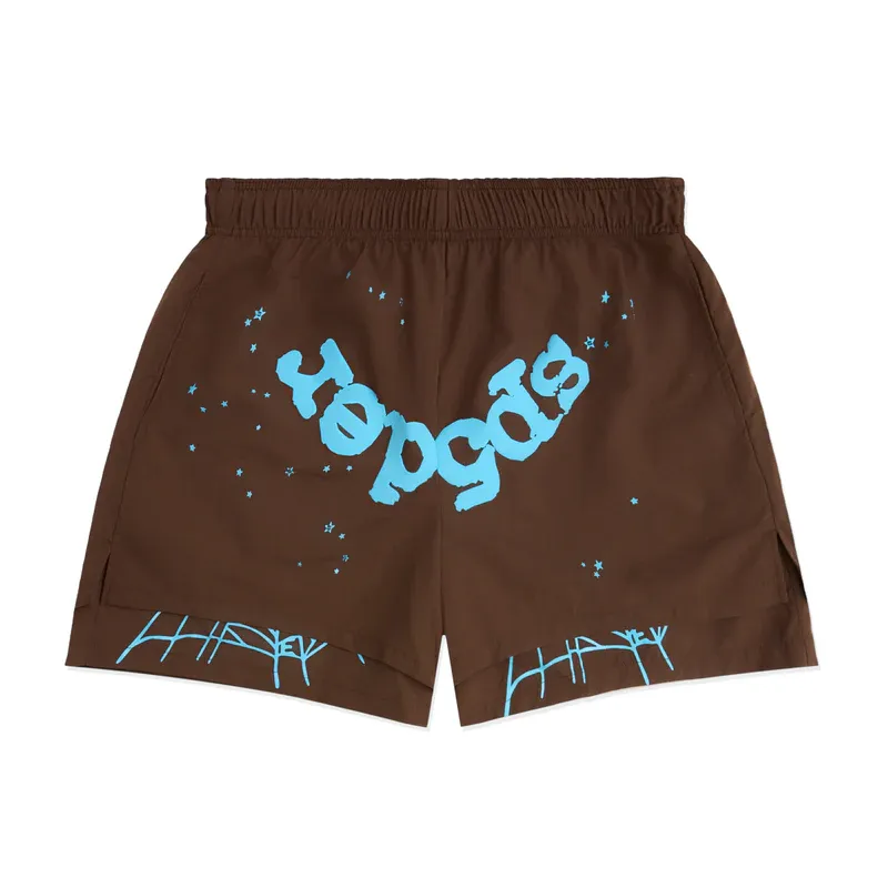 Sp5der OG Web Double Layer Short - Brown