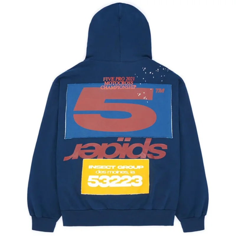 Spider Adult Sweatshirt Hoodie - Navy
