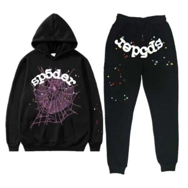 Spider Worldwide Tracksuit - Black