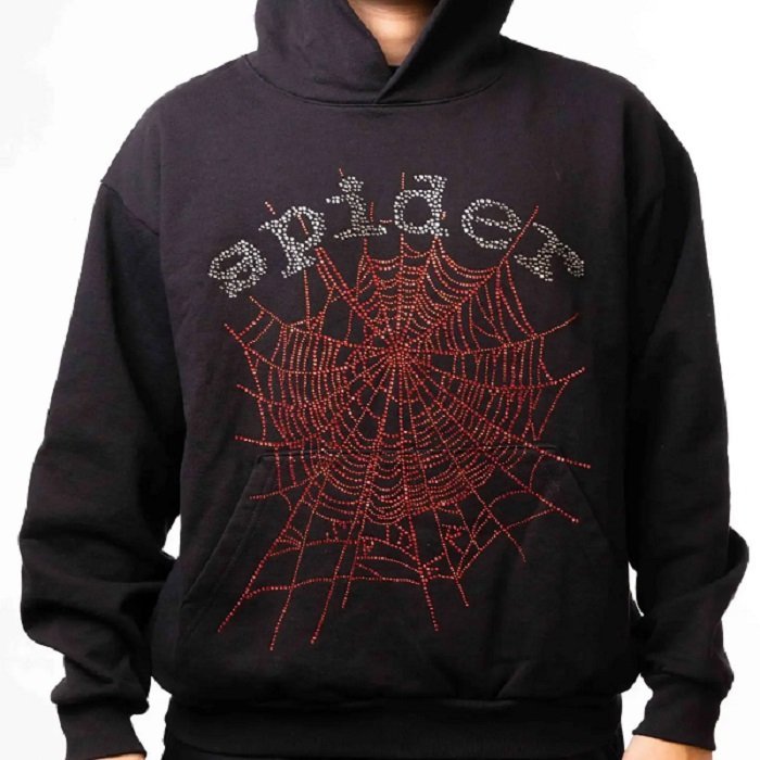 Spider OG Rhinestone Logo Hoodie
